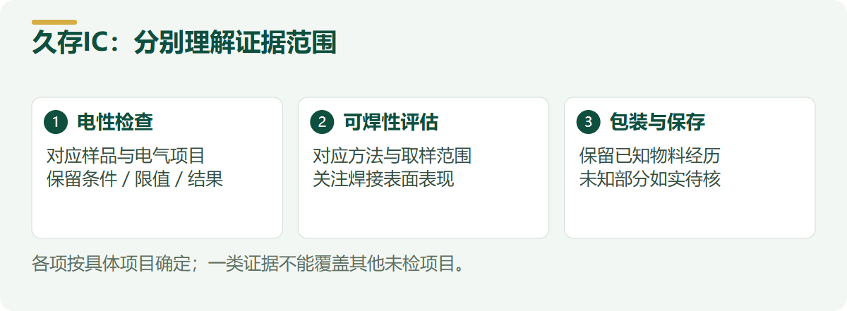 久存IC:分别理解证据范围